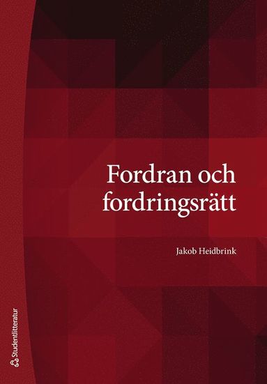 bokomslag Fordran och fordringsrätt