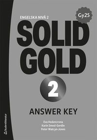 bokomslag Solid Gold 2 Answer Key