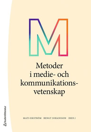 bokomslag Metoder i medie- och kommunikationsvetenskap