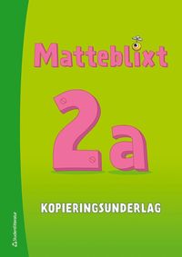 bokomslag Matteblixt 2a Kopieringsunderlag