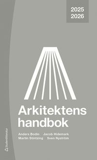 bokomslag Arkitektens handbok 2025-2026