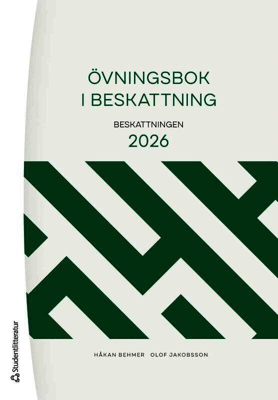Övningsbok i beskattning : Beskattningen 2026