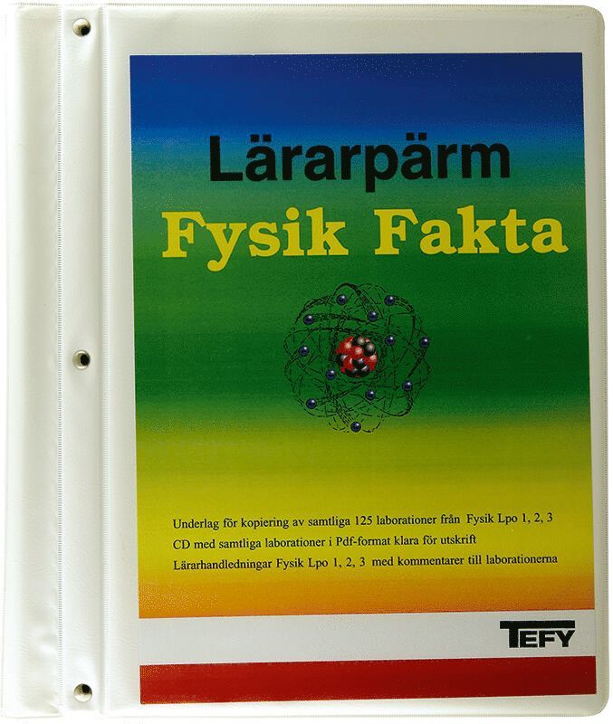 Bo Paulsson, Bo Nilsson, Bertil Karpsten, Jan Axelsson - Fysik fakta Lärarpärm, Kartonnage