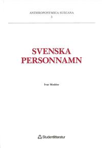 bokomslag Svenska Personnamn