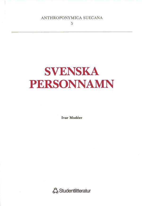 Svenska Personnamn 1