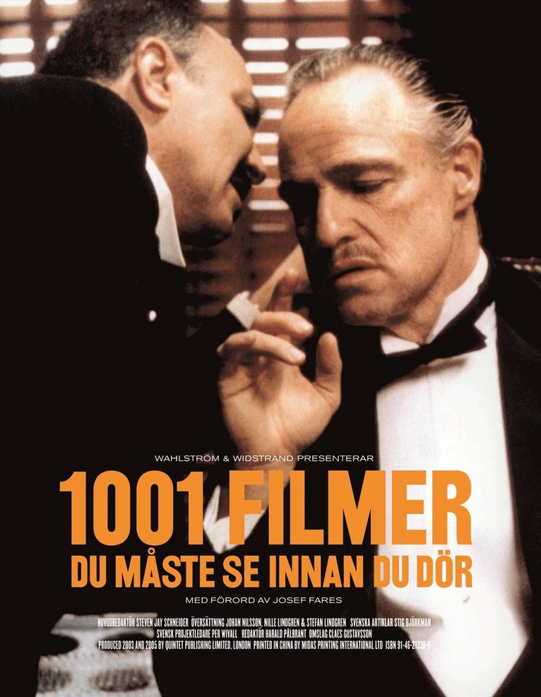 Steven Jay Schneider - 1001 filmer du måste se innan du dör, Kartonnage