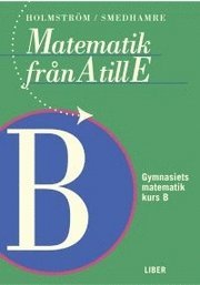 Martin Holmström, Eva Smedhamre - Matematik från A till E Kurs B, Häftad