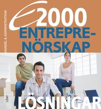 bokomslag E2000 Entreprenörskap Lösningar Handel & administration