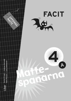 Gunnar Kryger, Andreas Hernvald, Hans Persson, Lena Zetterqvist - Mattespanarna 4A Facit, Häftad