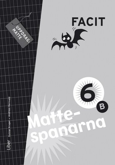 Gunnar Kryger, Andreas Hernvald, Hans Persson, Lena Zetterqvist - Mattespanarna 6B Facit, Häftad