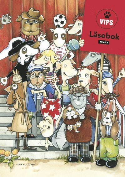 Lena Hultgren - Vips Läsebok 4, Häftad