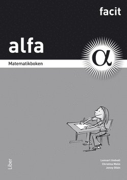 bokomslag Matematikboken Alfa Facit