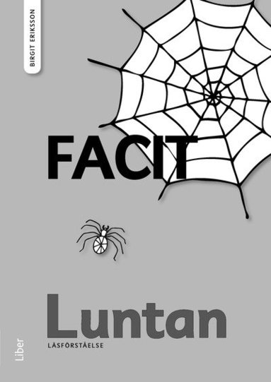 bokomslag Läsförståelse Luntan Facit