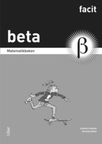 bokomslag Matematikboken Beta Facit