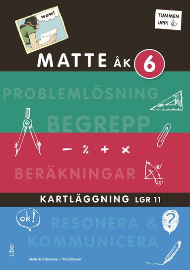 Marie Delshammar, Pia Eriksson - Tummen upp! Matte åk 6 Kartläggning, Häftad