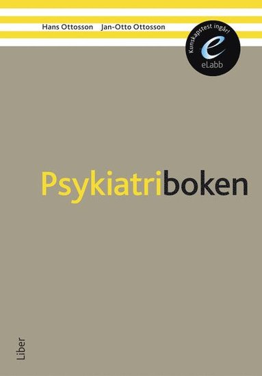 bokomslag Psykiatriboken bok med eLabb