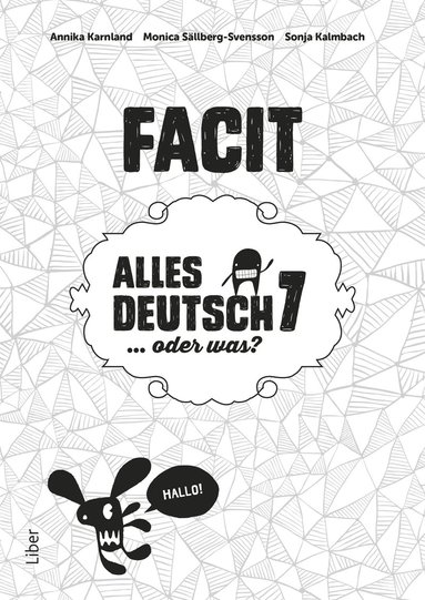 bokomslag Alles Deutsch 7 Facit - Tyska för grundskolan