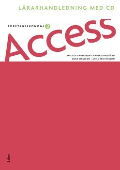Access Företagsekonomi 2, Lärarhandledning med CD, Häftad
