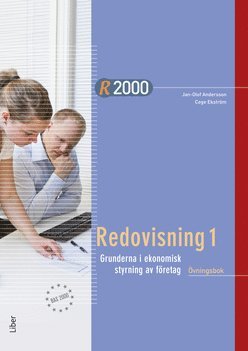 bokomslag R2000 Redovisning 1 Övningsbok