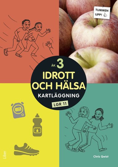 Chris Qwist - Tummen upp! Idrott och hälsa kartläggning åk 3 Lärarbok, Häftad