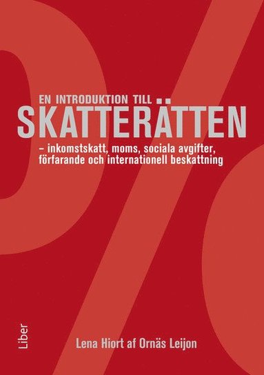 bokomslag En introduktion till skatterätten