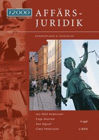 bokomslag J2000 Affärsjuridik, Kommentarer och lösningar