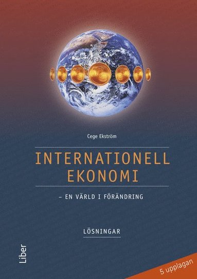 bokomslag Internationell ekonomi Lösningar