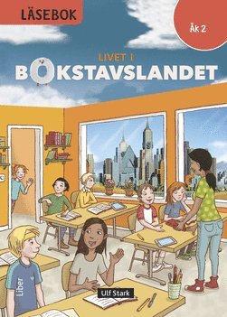 bokomslag Livet i Bokstavslandet Läsebok åk 2 nivå röd