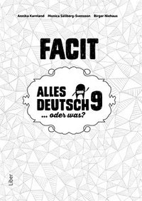 bokomslag Alles Deutsch 9 Facit - Tyska för högstadiet