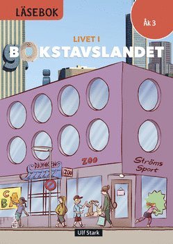 bokomslag Livet i Bokstavslandet Läsebok åk 3 nivå röd