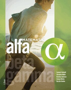Lennart Undvall, Christina Melin, Kristina Johnson, Conny Welén, Kerstin Dahlin - Matematik Alfa Grundbok, Häftad