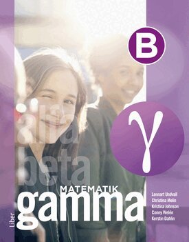 Lennart Undvall, Christina Melin, Kristina Johnson, Conny Welén, Kerstin Dahlin - Matematik Gamma B-boken, Häftad