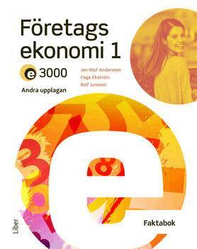 Jan-Olof Andersson, Cege Ekström, Rolf Jansson, Jöran Enqvist - E3000 Företagsekonomi 1 Faktabok, Häftad
