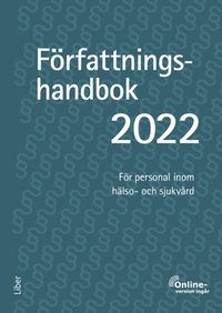 bokomslag Författningshandbok 2022, bok med onlinetjänst