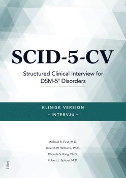 SCID-5-CV Klinisk version Intervju 1