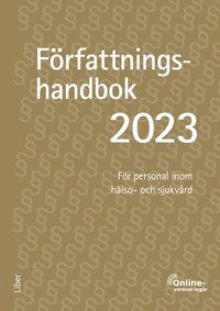 bokomslag Författningshandbok 2023, bok med onlinetjänst