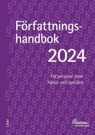 Författningshandbok 2024, bok med onlinetjänst, Häftad