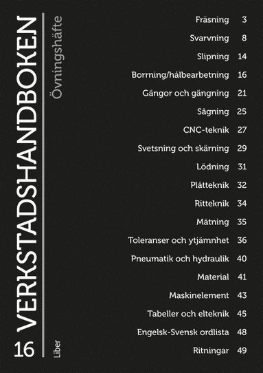 bokomslag Verkstadshandboken Övningshäfte