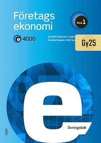 bokomslag E4000 Företagsekonomi nivå 1 Övningsbok