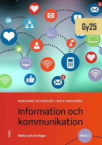 bokomslag Information och kommunikation nivå 1 Fakta och övningar