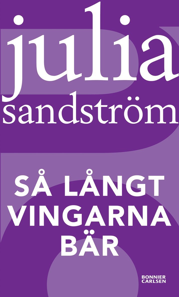 Julia Sandström - Så långt vingarna bär, Häftad