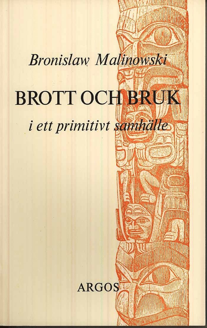 Brott och bruk i ett primitivt samhälle 1