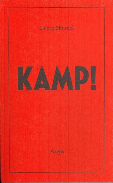 Georg Simmel - Kamp!, Häftad