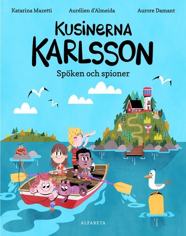 bokomslag Kusinerna Karlsson serie 1 Spöken och spioner