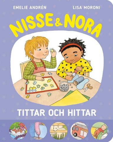 Emelie Andrén - Nisse & Nora tittar och hittar, Kartonnage