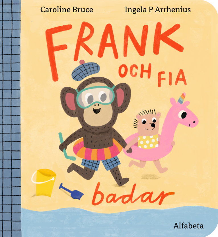 Frank och Fia badar