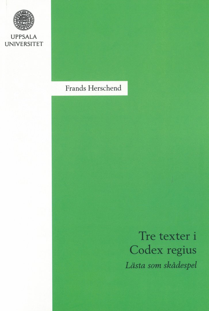 Tre texter i Codex regius 1