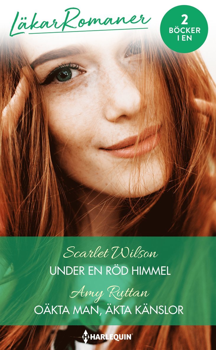 Amy Ruttan, Scarlet Wilson - Under en röd himmel ; Oäkta man, äkta känslor, Häftad