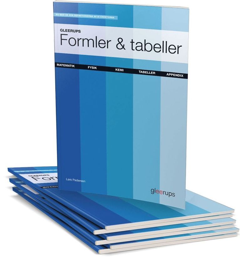 Lars Pedersen - Gleerups Formler & tabeller, paket 10 ex, Kartonnage