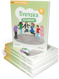bokomslag Svenska tillsammans 4, bok 2: Texttyper & Språklära, 10 ex